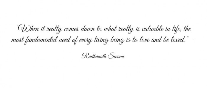 Radhanath Swami quote